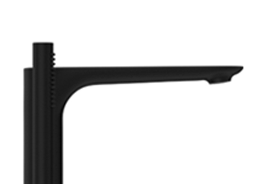 BIANCA FREESTANDING BATH MIXER WITH HAND SHOWER MATTE BLACK (NR321503AMB)