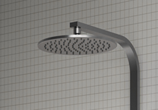 BIANCA TWIN SHOWER GUN METAL (NR250805FGM)