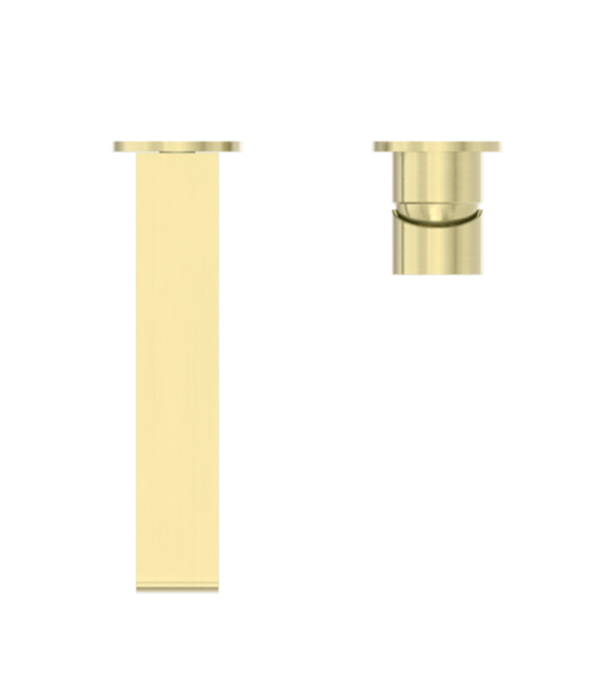 BIANCA WALL BASIN/BATH MIXER SEPARATE BACK PLATE 187/230MM BRUSHED GOLD